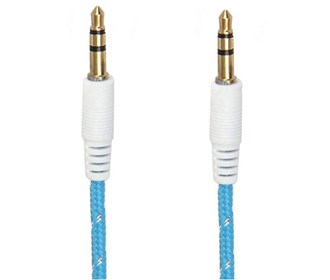 Colored cotton AUX cable