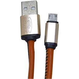  کابل چرمی  تبدیل USB به microUSB طول 1 متر