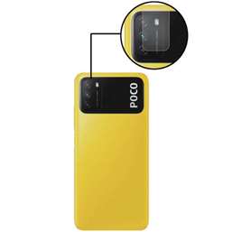 گلس محافظ لنز دوربین گوشی شیائومی  مناسب مدل POCO M3