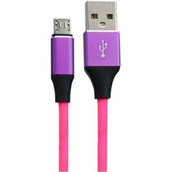 کابل تبدیل USB به microUSB  رنگین کمانی  طول ۱ متر