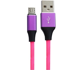 USB to microUSB rainbow  cable 1m