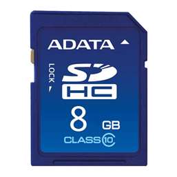 کارت حافظه‌ اي‌ ديتا مدل SDXC UHS-I U1 Class 10  ظرفيت 8 گيگابايت