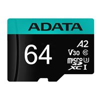 کارت حافظه‌ اي‌ ديتا مدل Premier Pro microSDXC/SDHC UHS-I U3 Class 10(V30S) ظرفيت 64 گيگابايت